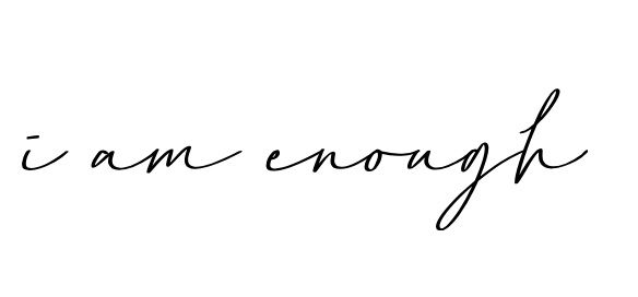 i am enough tattoo ideas 0029