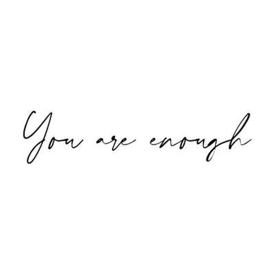 i am enough tattoo ideas 0075