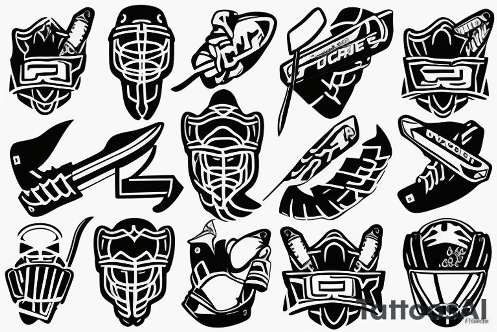 Ice hockey tattoo ideas 0043