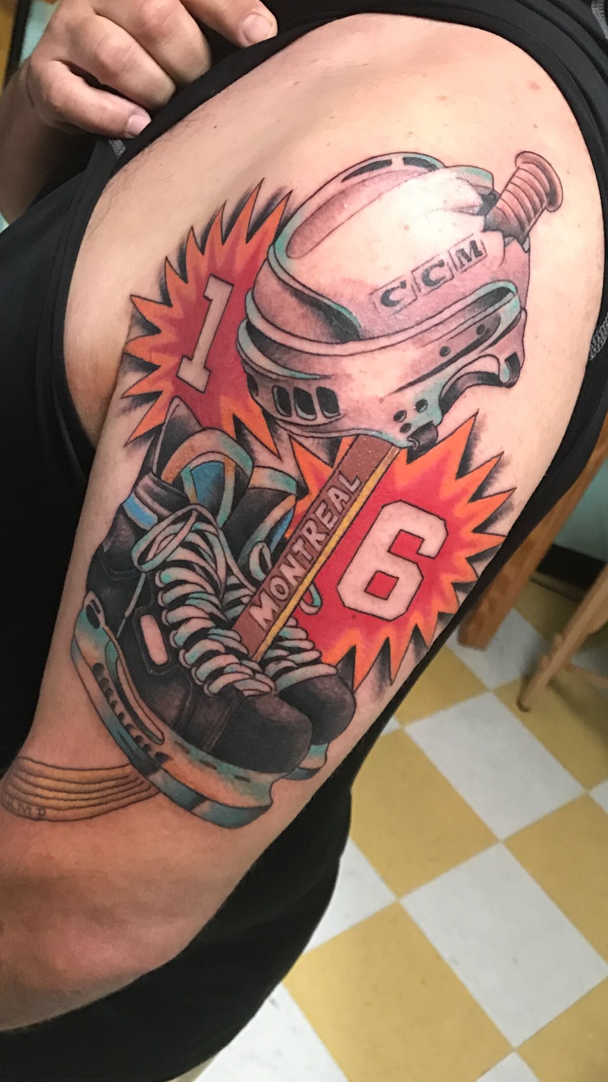 Ice hockey tattoo ideas 0051