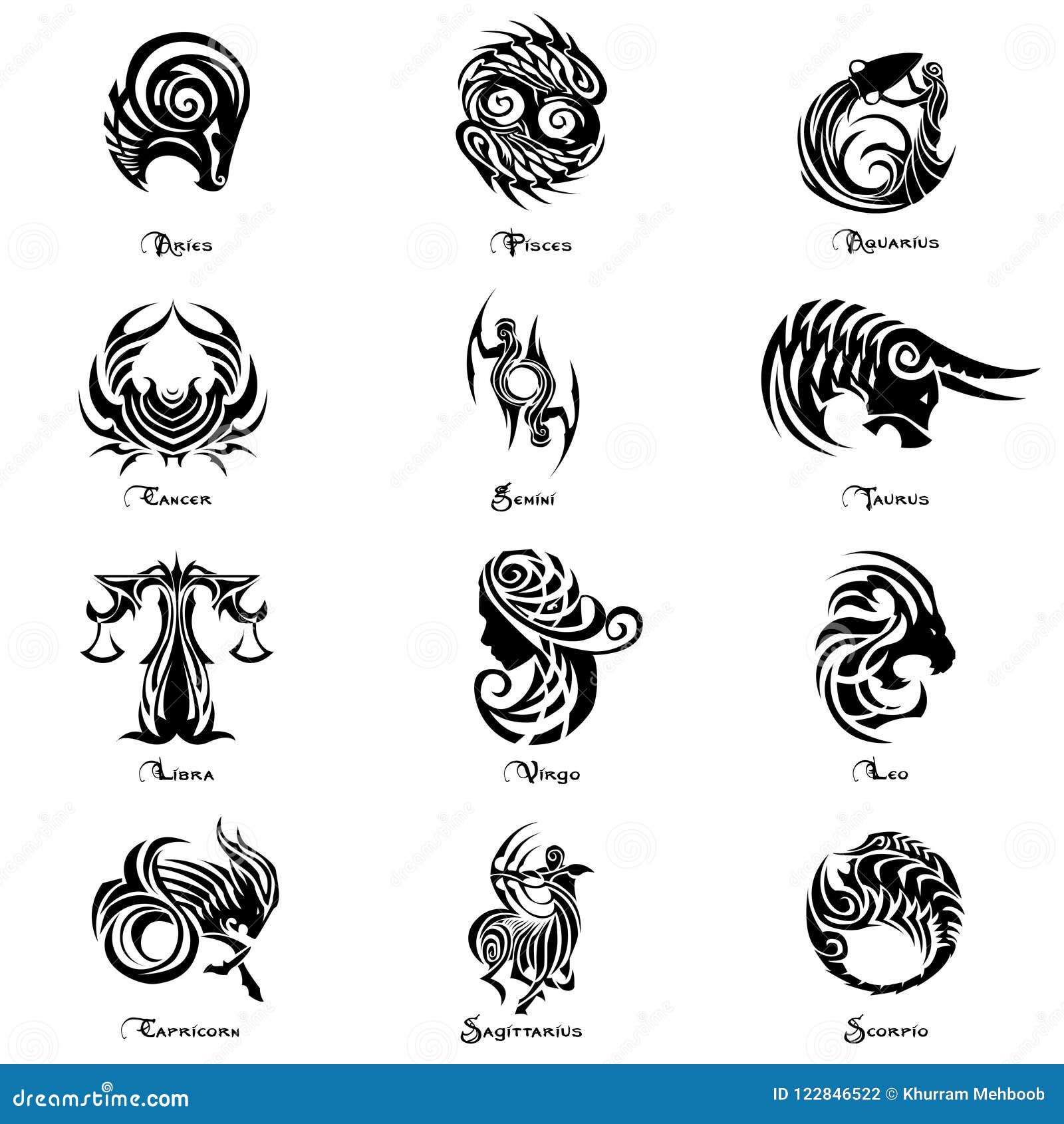 innovative small tattoo ideas zodiac themes