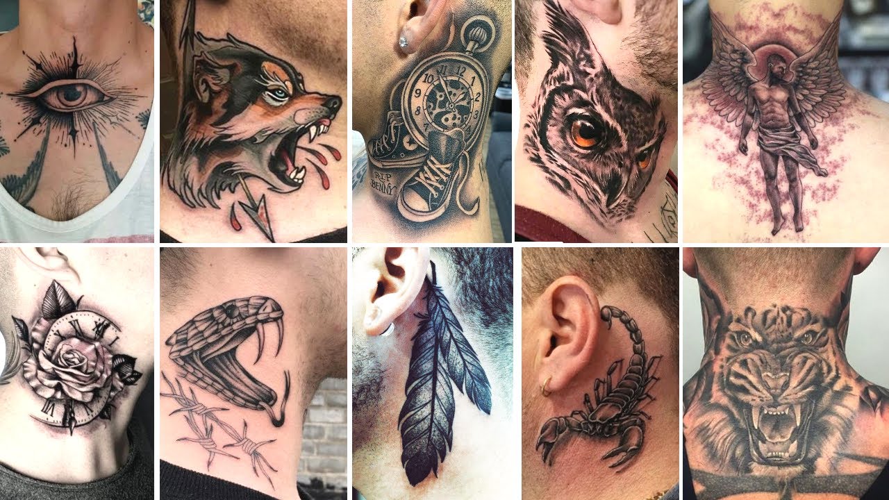 inspiration for neck tattoo ideas for men