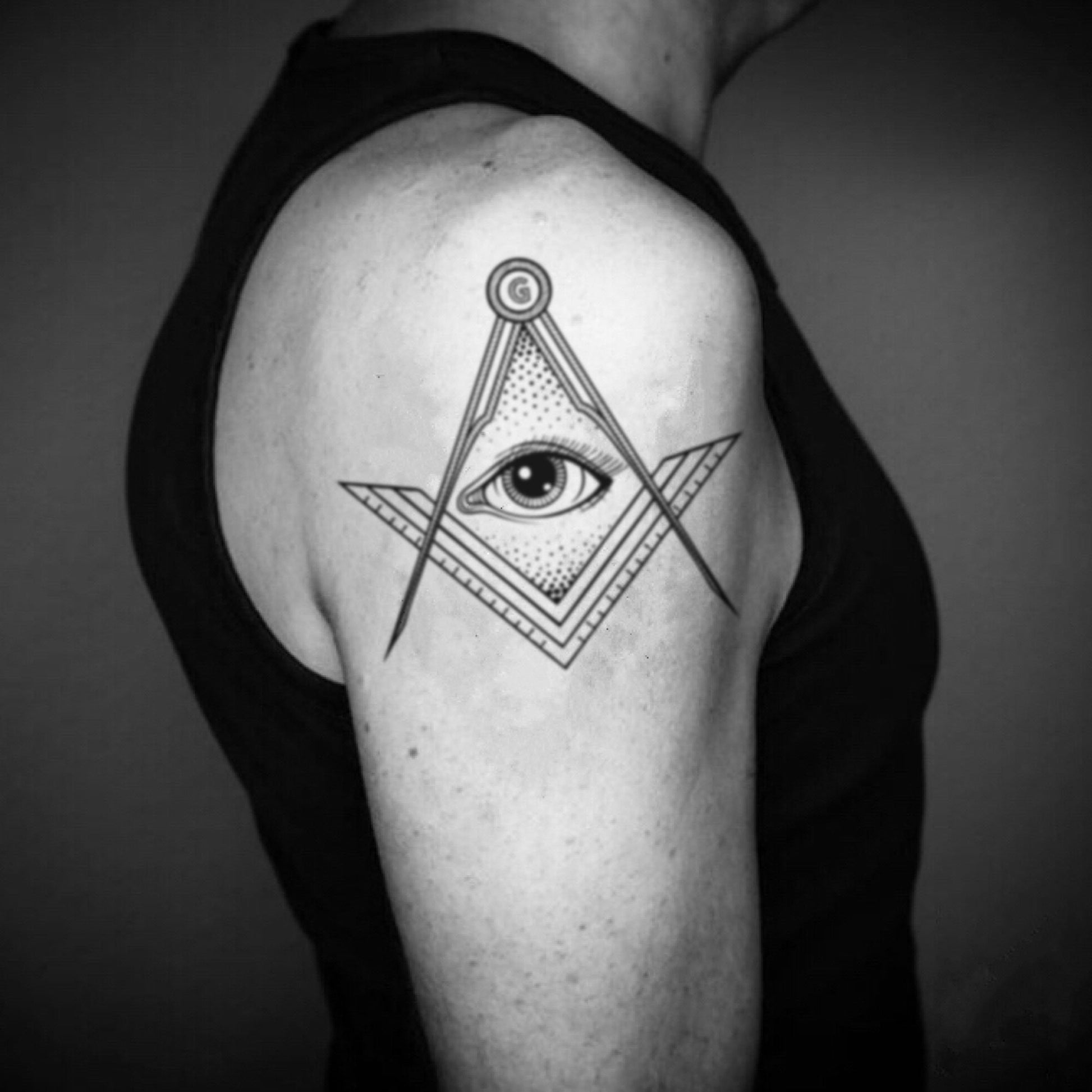 intricate Freemason tattoo ideas