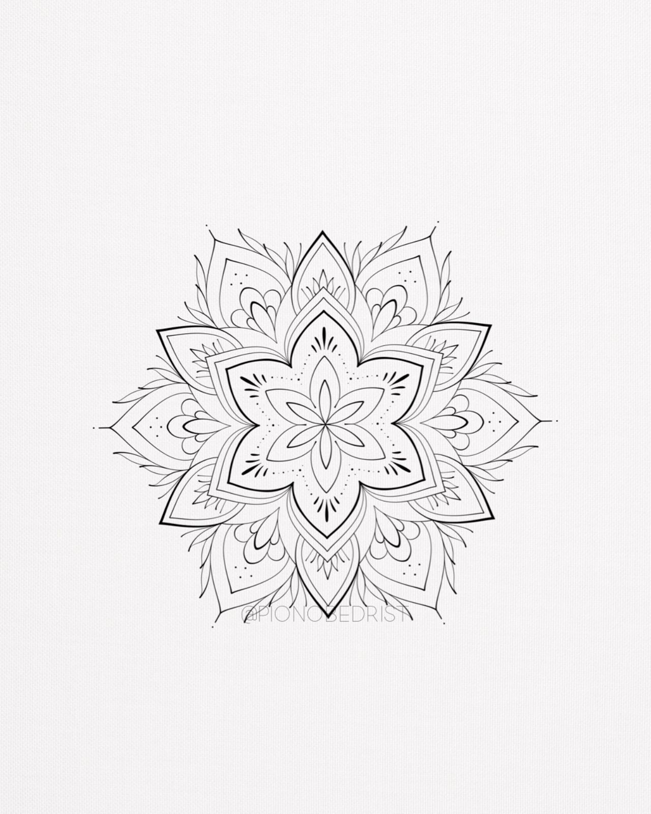 intricate mandala tattoo ideas