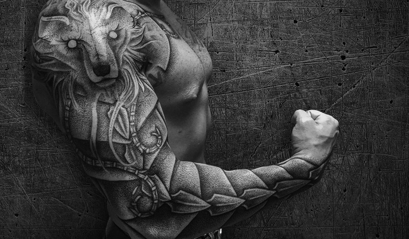 intricate men's tattoo sleeve designs