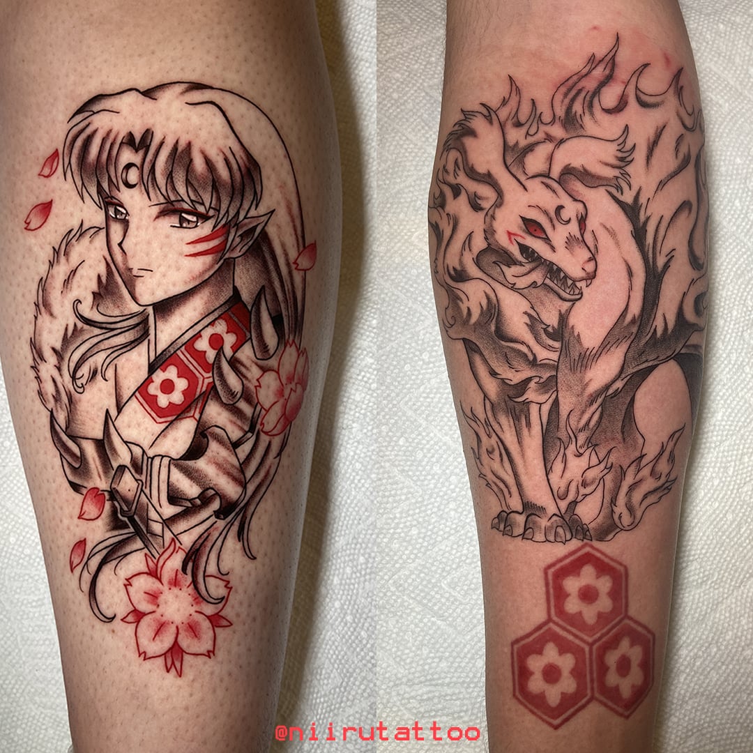 Inuyasha tattoo ideas inspired by the show