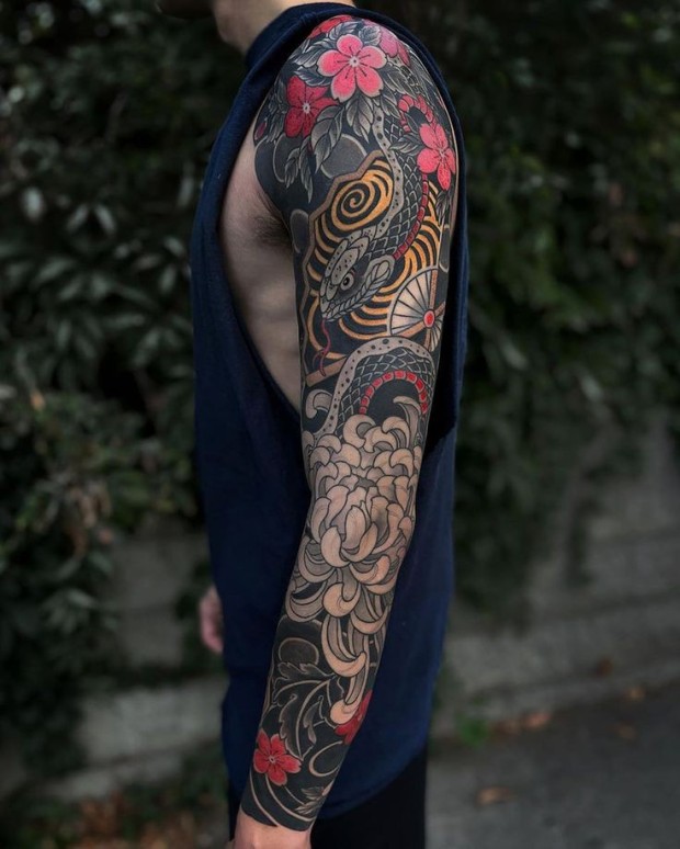 Japanese Geisha tattoo ideas 0011