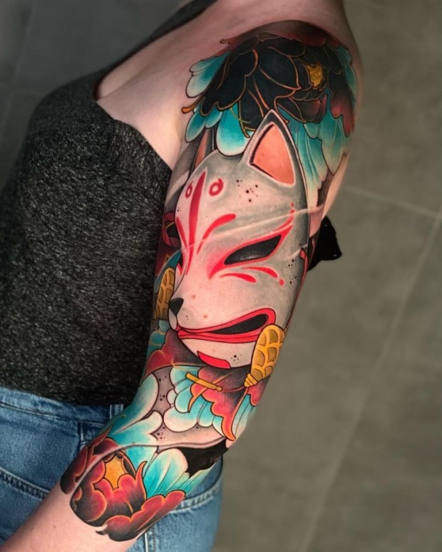 Japanese Geisha tattoo ideas 0022