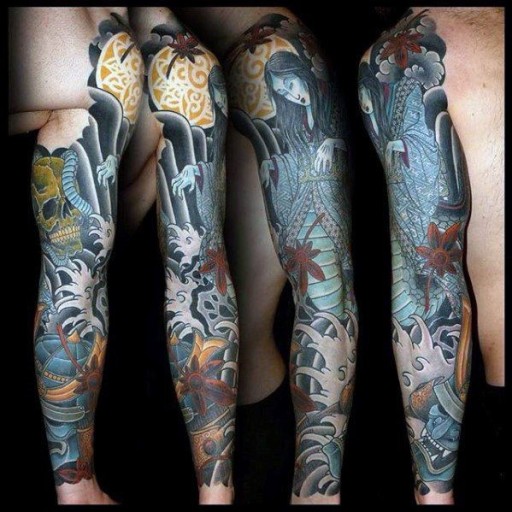 Japanese Geisha tattoo ideas 0082