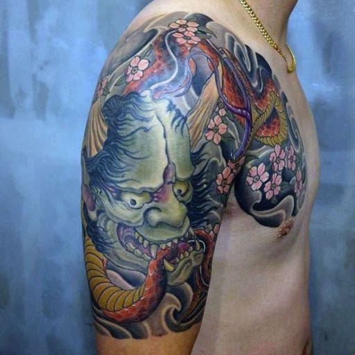 Japanese sleeve tattoo ideas 0013