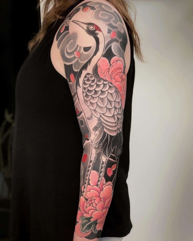 Japanese sleeve tattoo ideas 0015