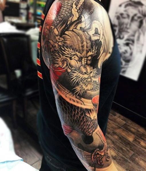 Japanese sleeve tattoo ideas 0018