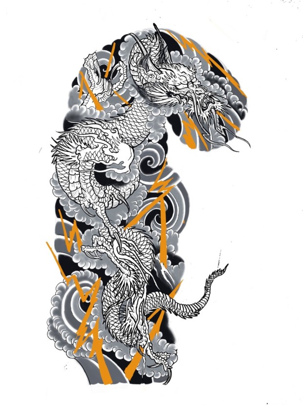 Japanese sleeve tattoo ideas 0036