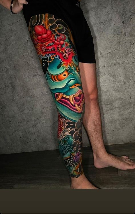 Japanese sleeve tattoo ideas 0044