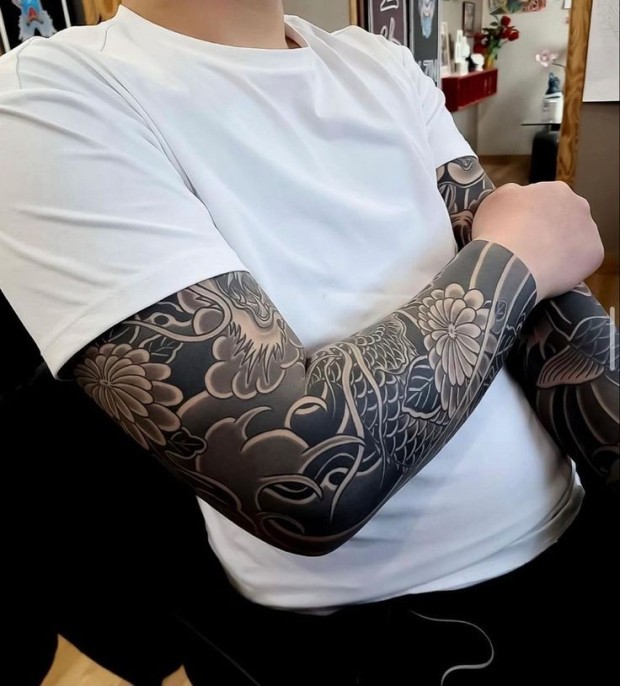 Japanese sleeve tattoo ideas 0046