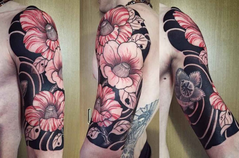 Japanese sleeve tattoo ideas 0049