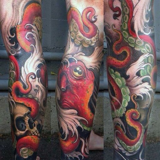 Japanese sleeve tattoo ideas 0054