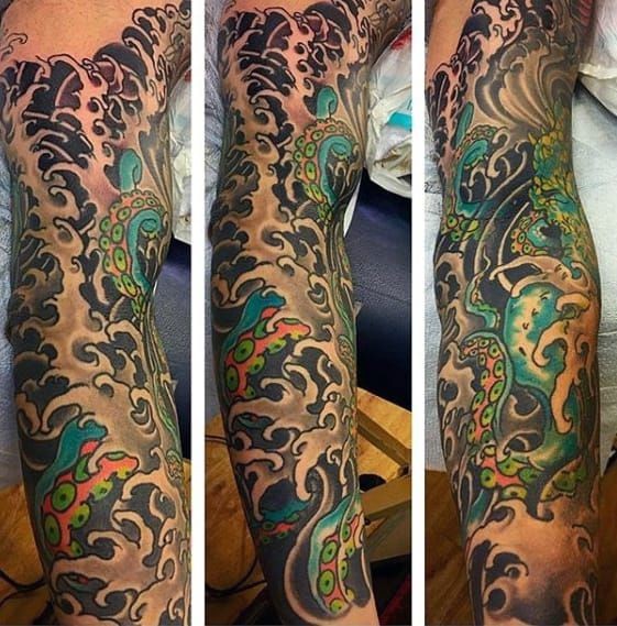 Japanese sleeve tattoo ideas 0061