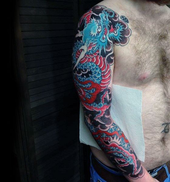 Japanese sleeve tattoo ideas 0066