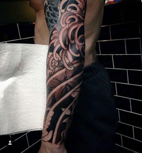 Japanese sleeve tattoo ideas 0078