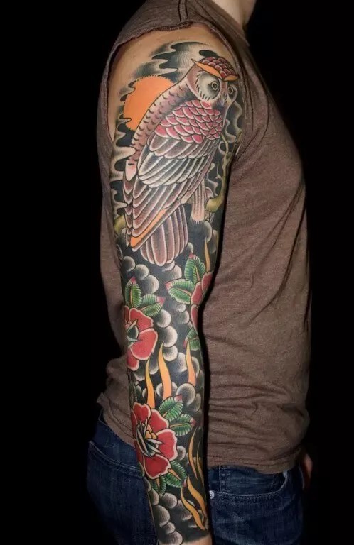 Japanese sleeve tattoo ideas 0079