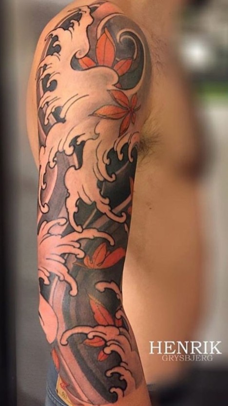 Japanese sleeve tattoo ideas 0082