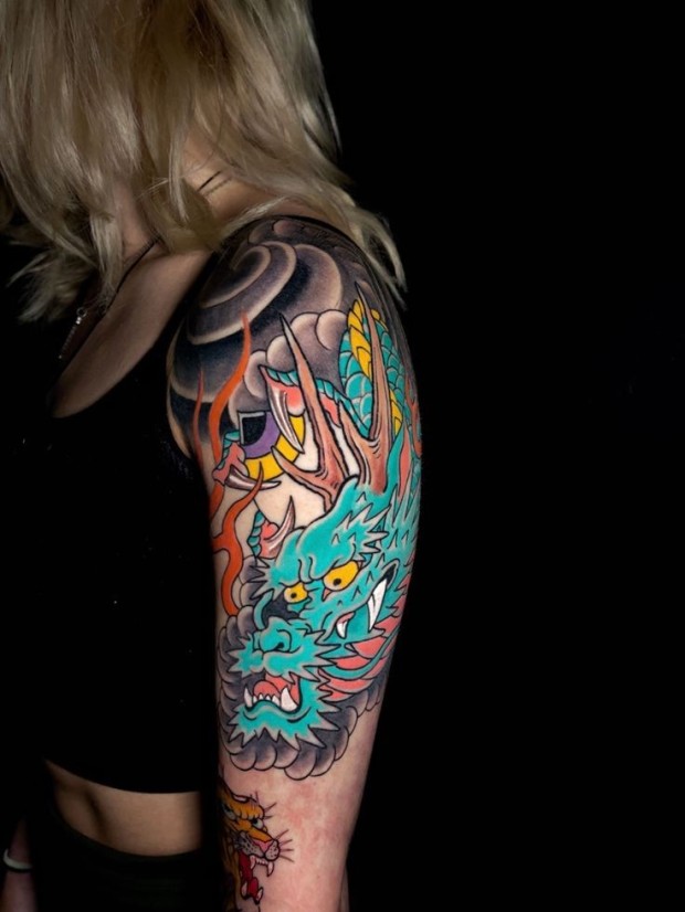 Japanese sleeve tattoo ideas 0095