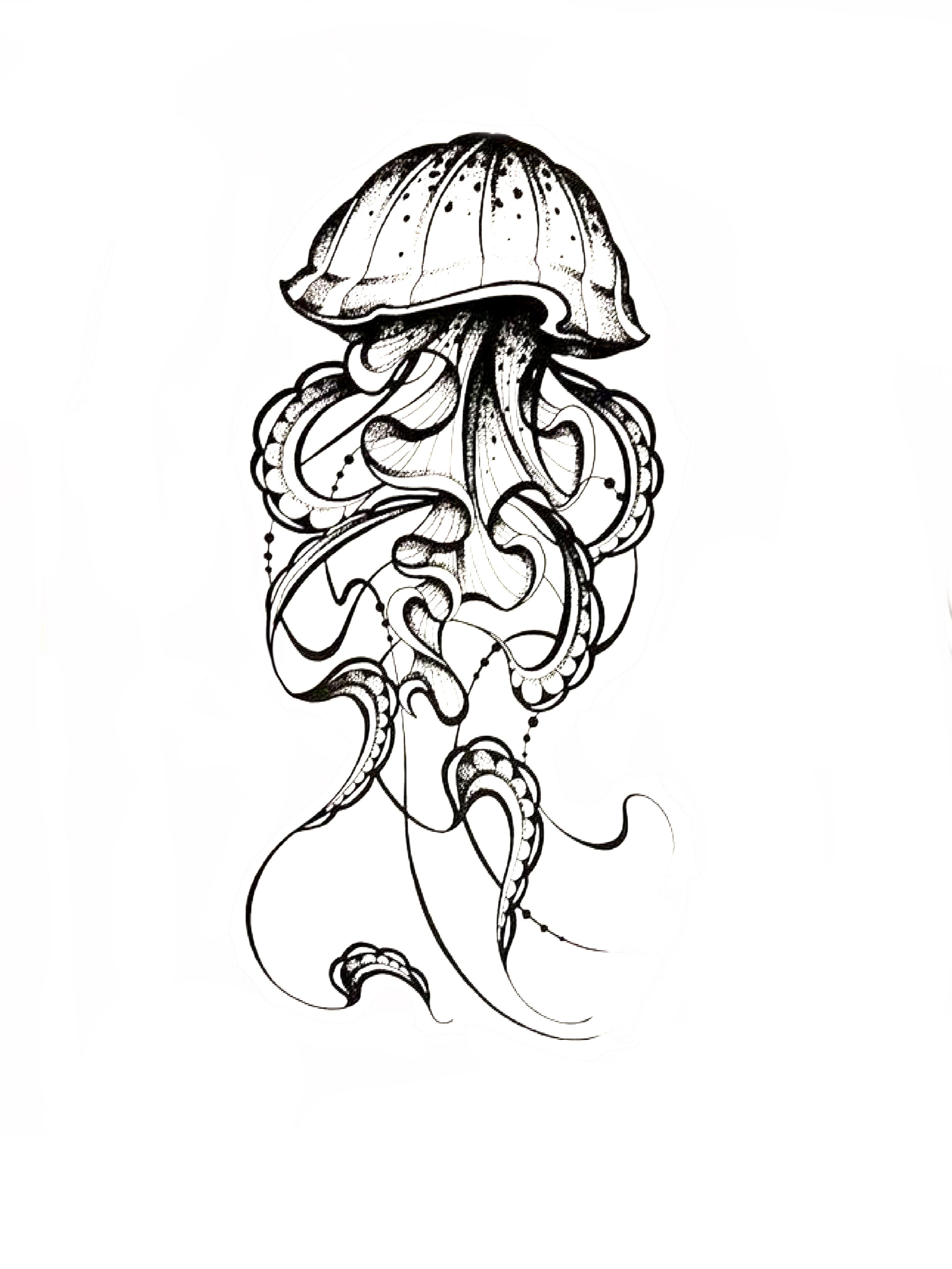 jellyfish tattoo ideas 0097