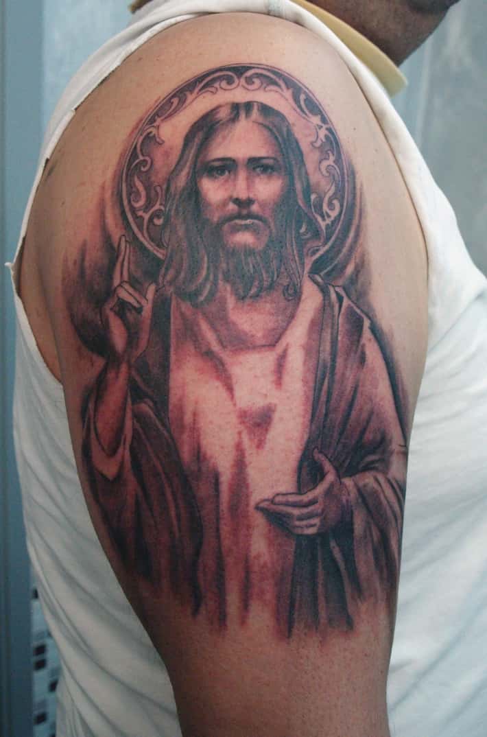 Jesus tattoo ideas 0024