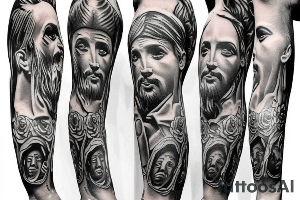 Jesus tattoo ideas 0035