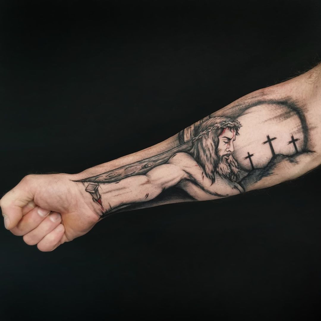 Jesus tattoo ideas 0036