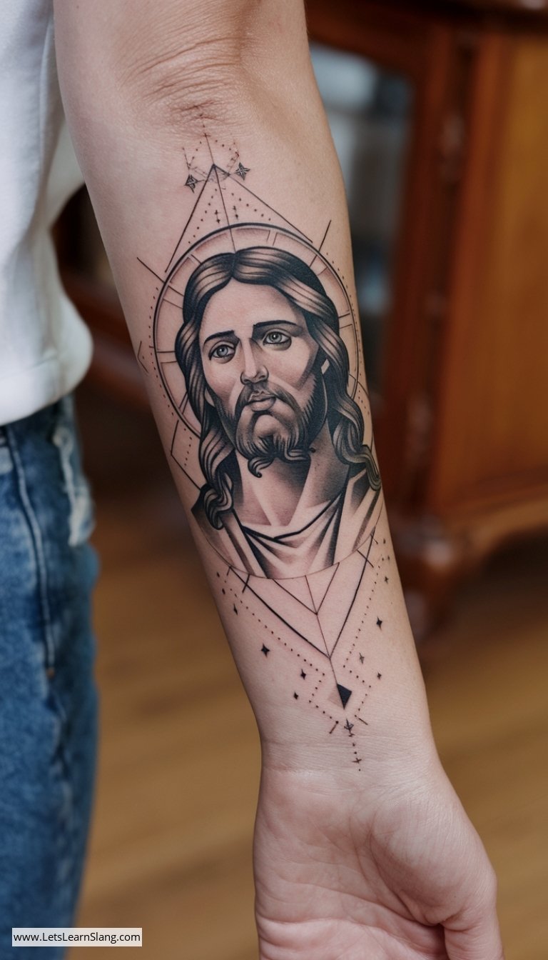 Jesus tattoo ideas 0042