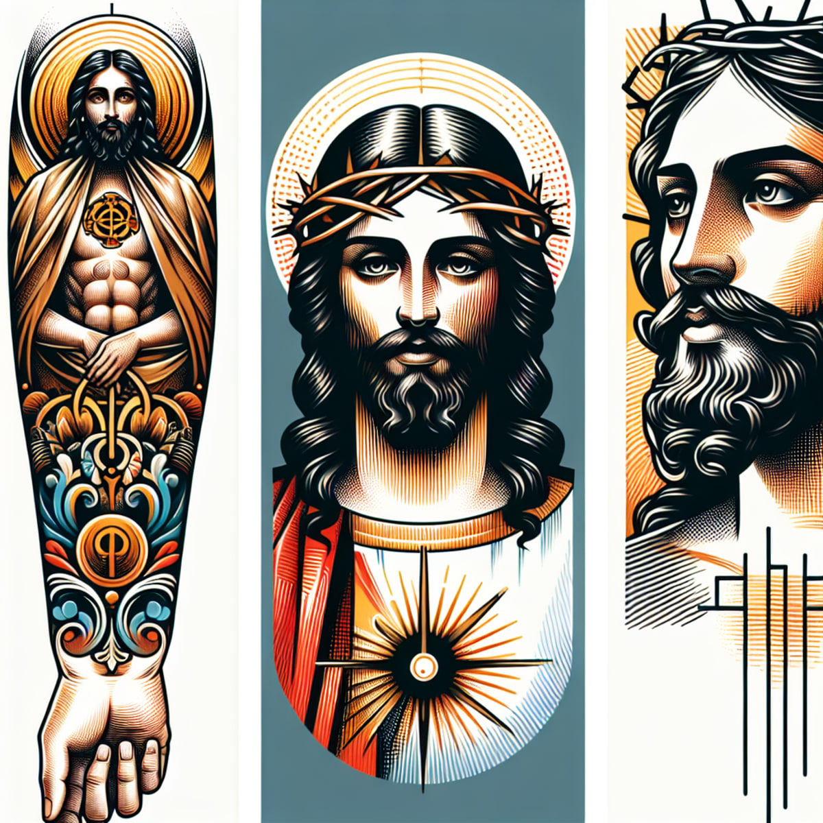 Jesus tattoo ideas 0053