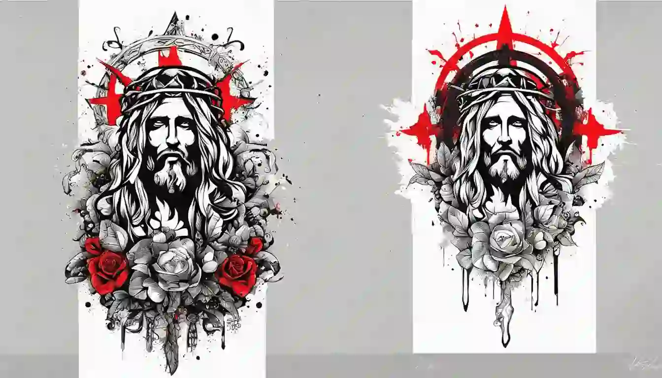 Jesus tattoo ideas 0054