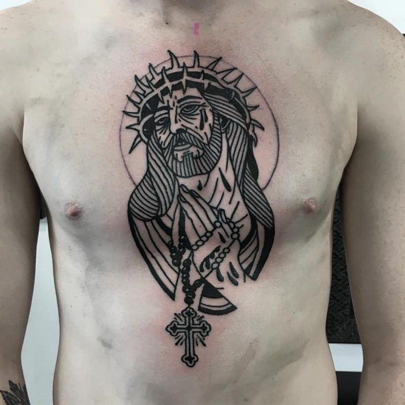 Jesus tattoo ideas 0078