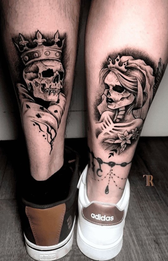 king and queen tattoo ideas 0035