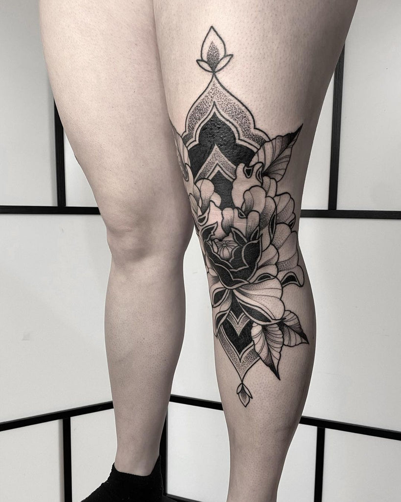 knee tattoo ideas 0017