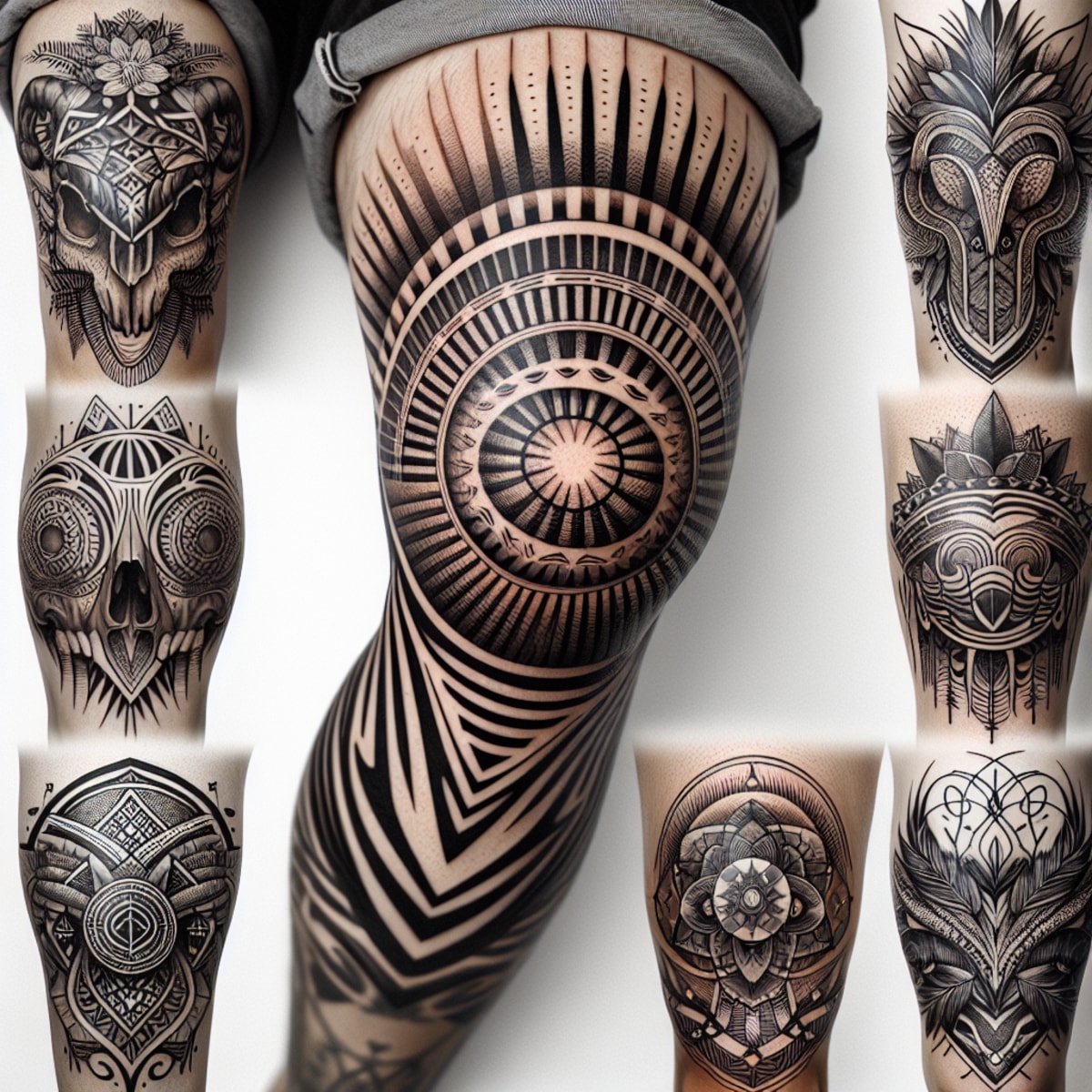 knee tattoo ideas 0018