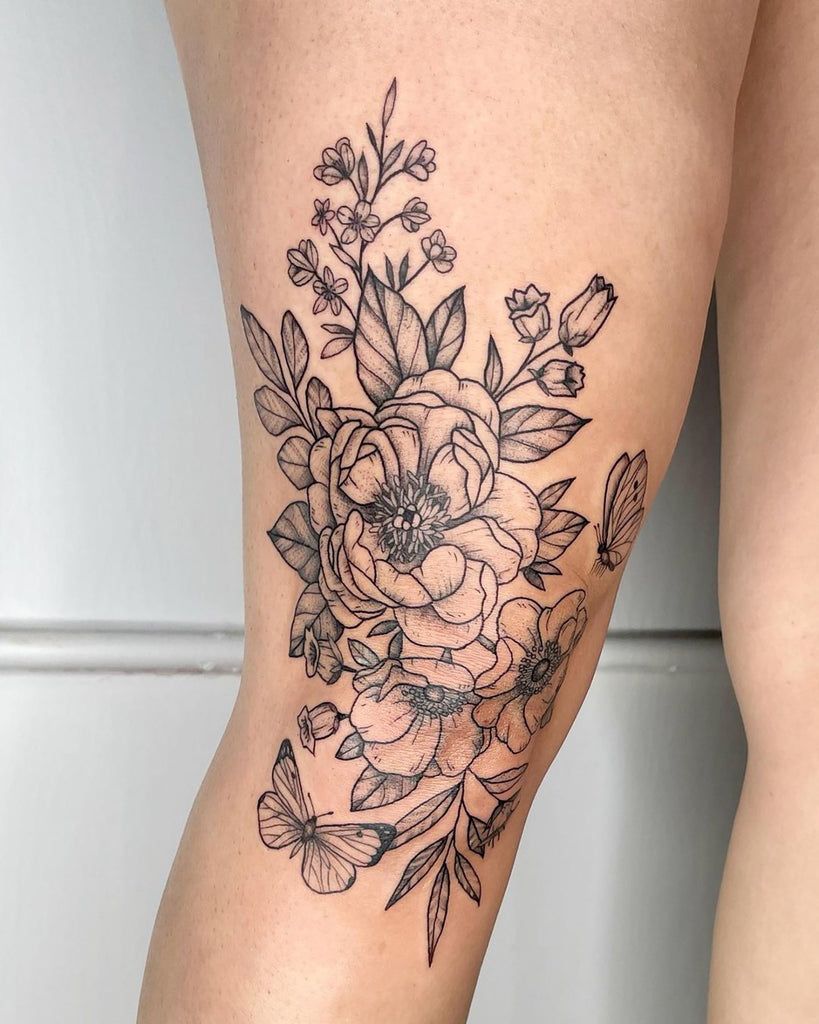 knee tattoo ideas 0042