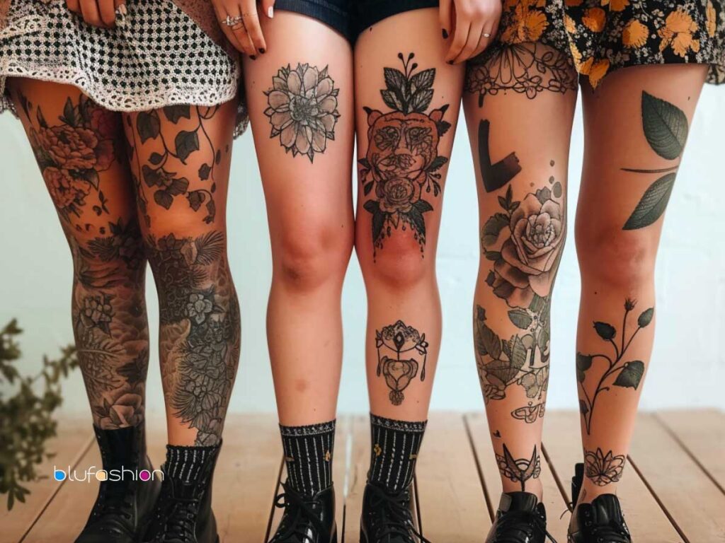 knee tattoo ideas 0045