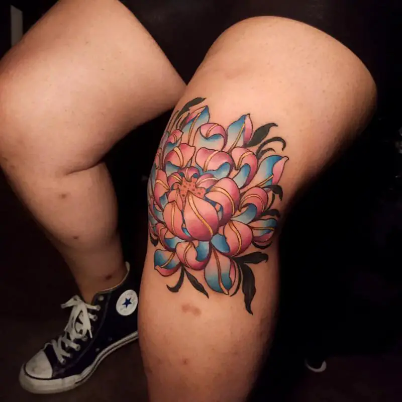 knee tattoo ideas 0058