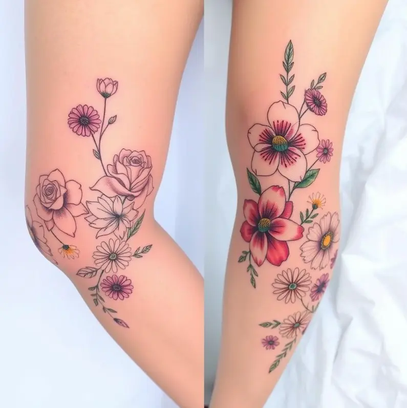 knee tattoo ideas 0070