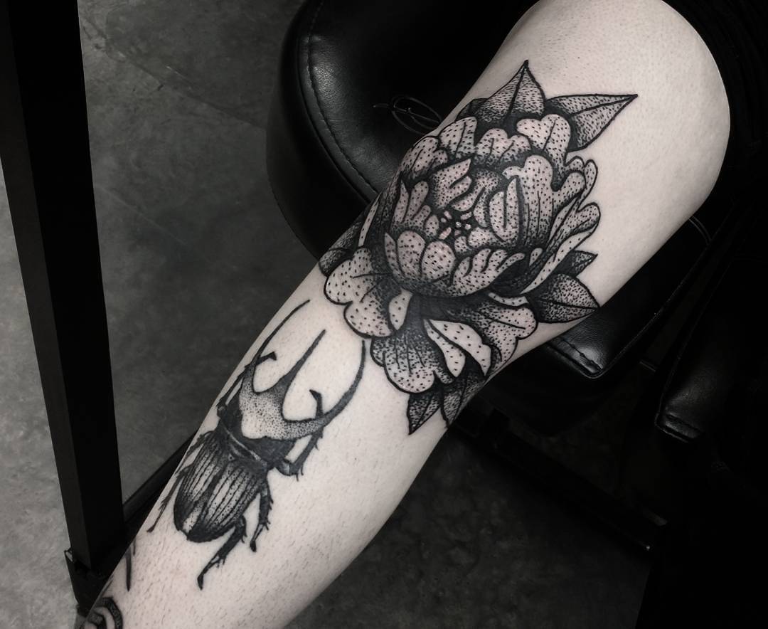 knee tattoo ideas 0082