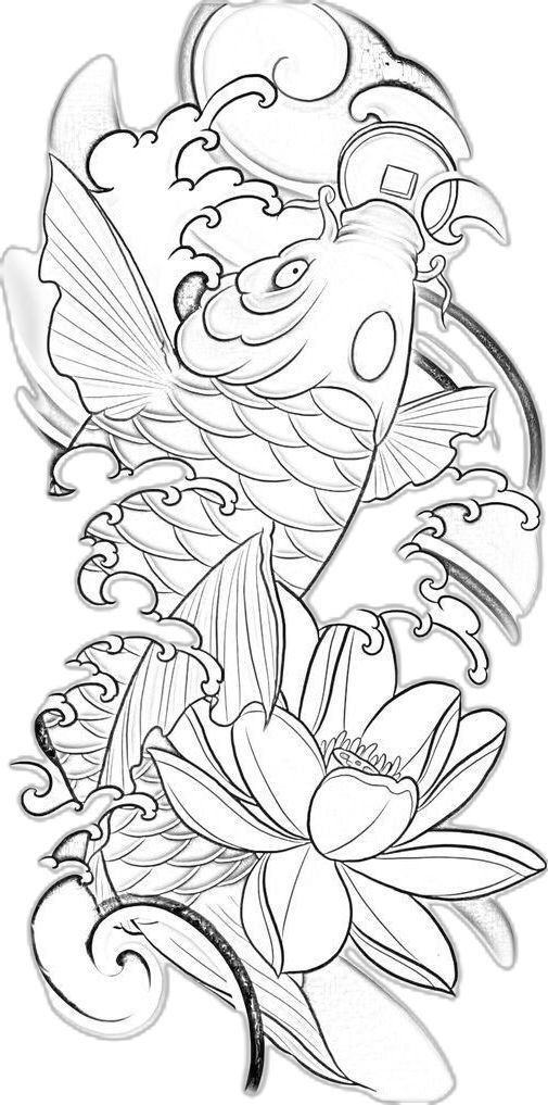 koi fish tattoo ideas 0013