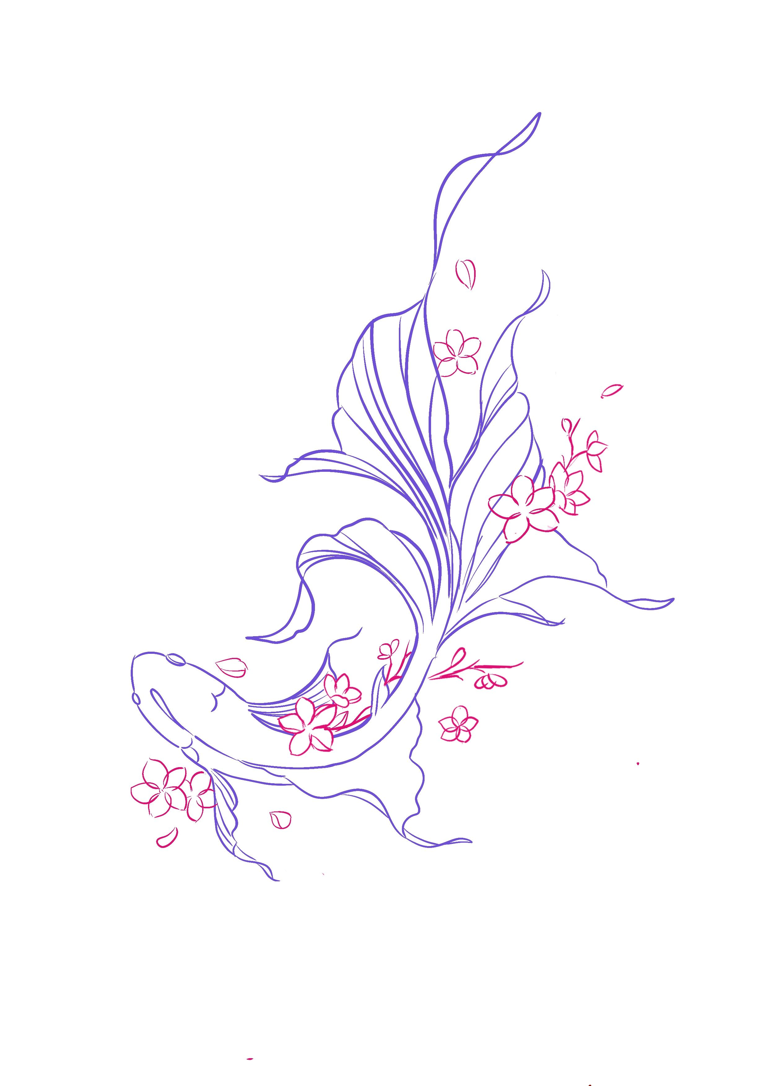 koi fish tattoo ideas 0056