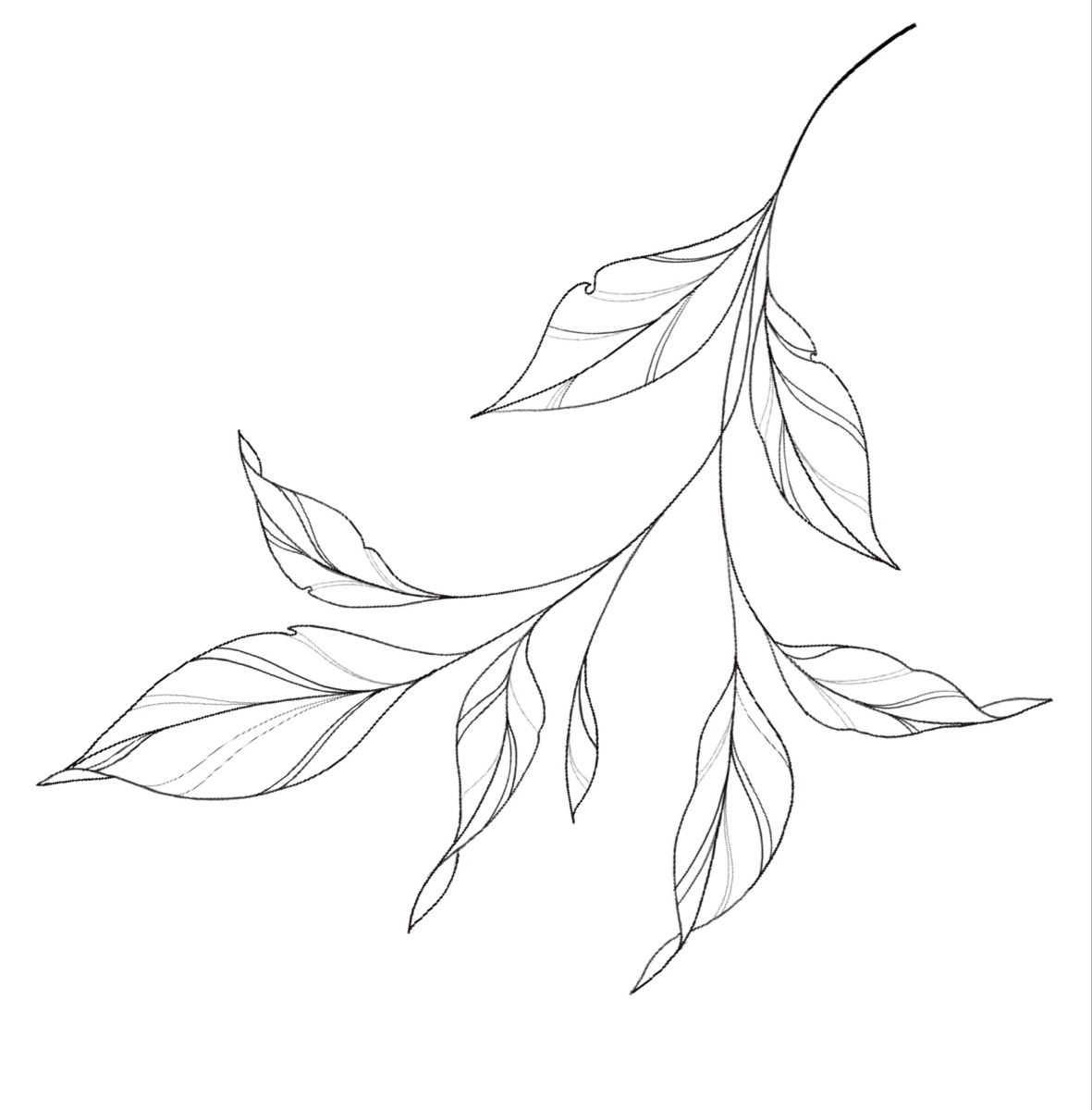 leaf tattoo ideas 0028