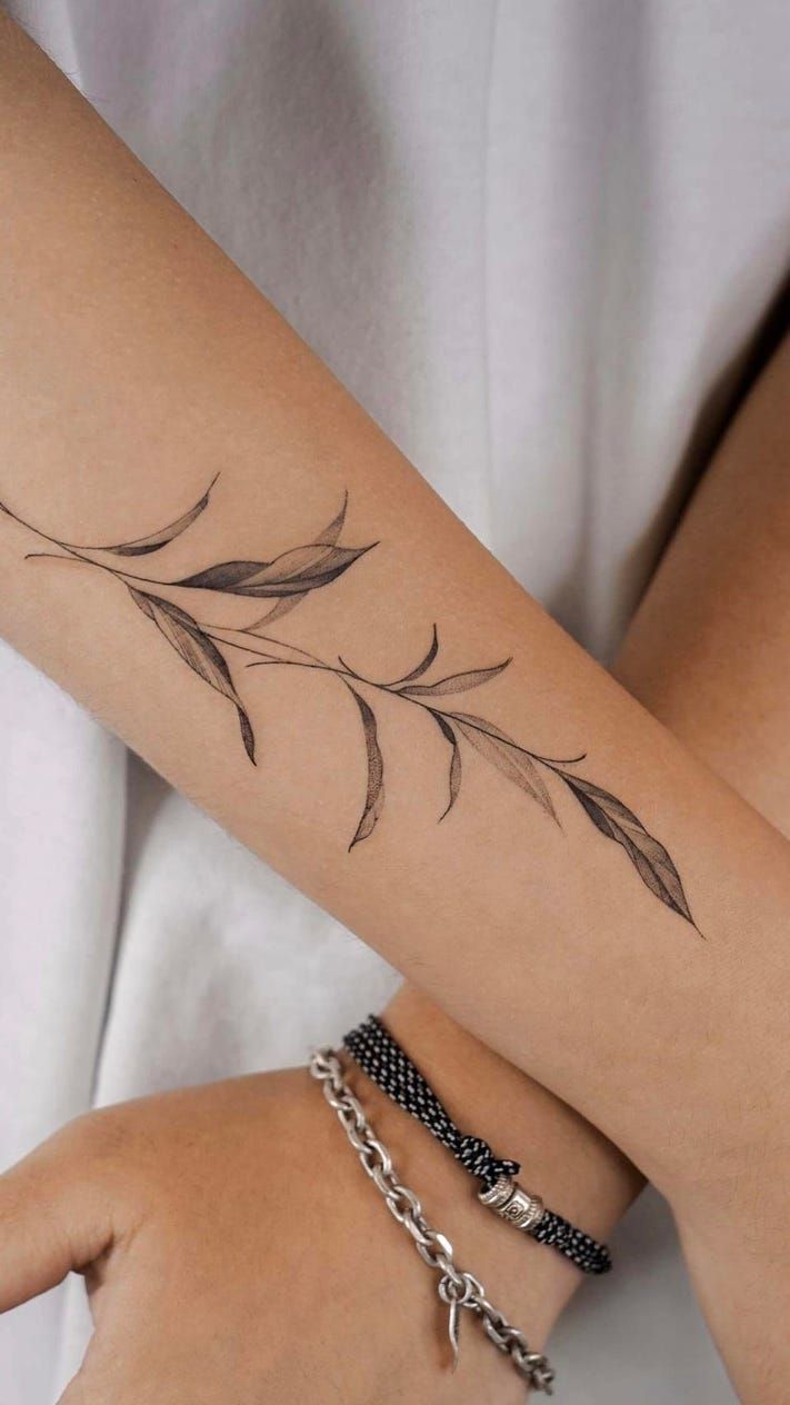 leaf tattoo ideas 0044