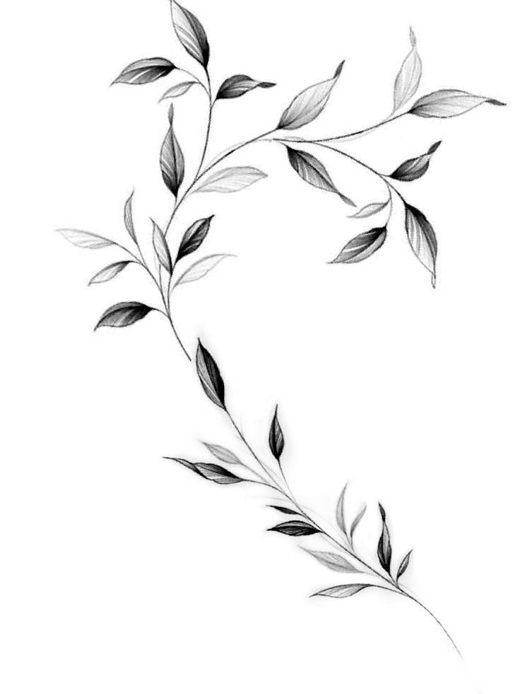 leaf tattoo ideas 0058