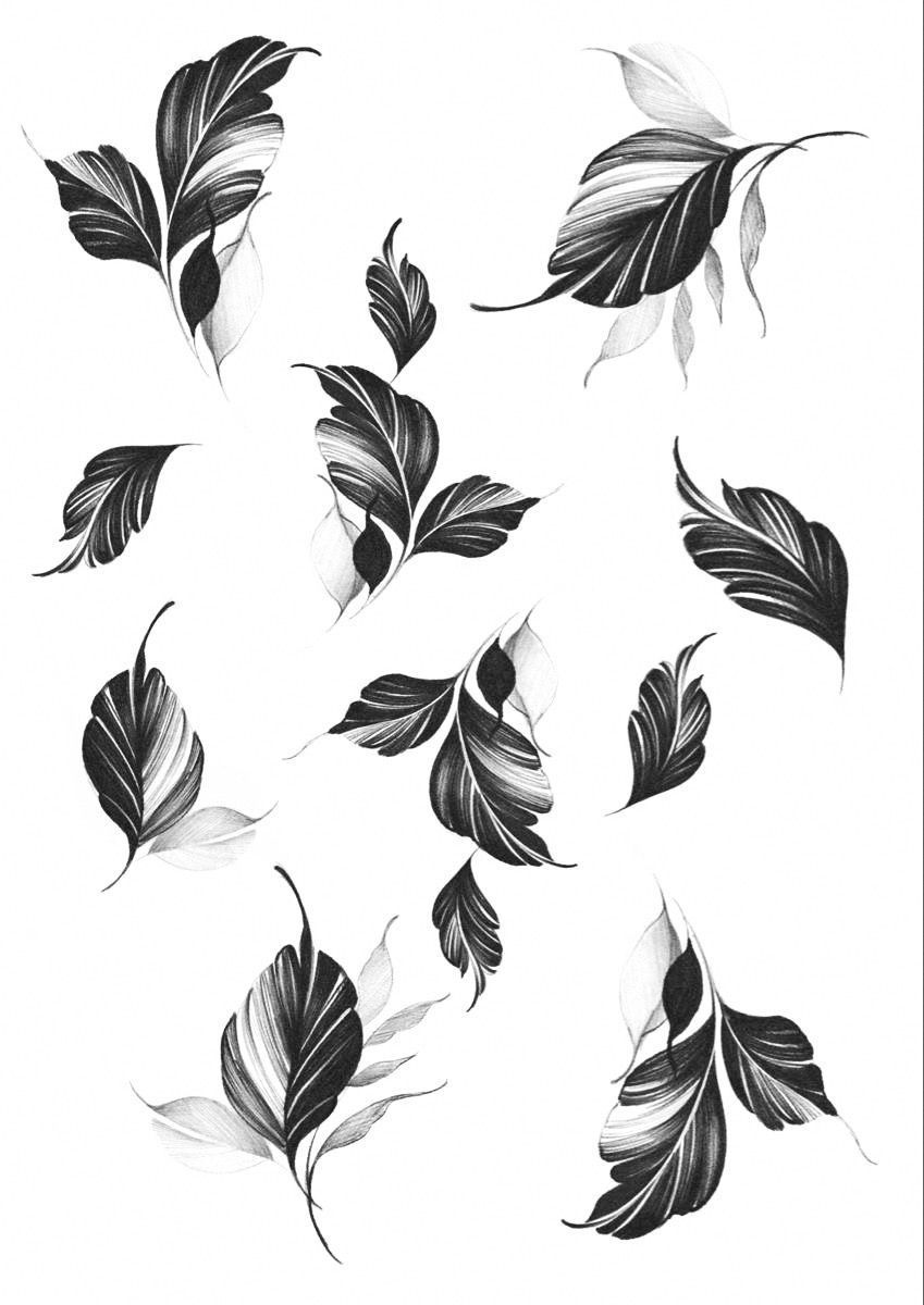 leaf tattoo ideas 0074