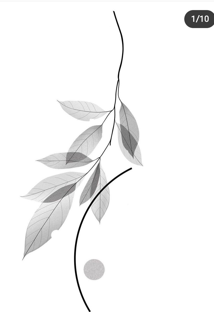 leaf tattoo ideas 0088